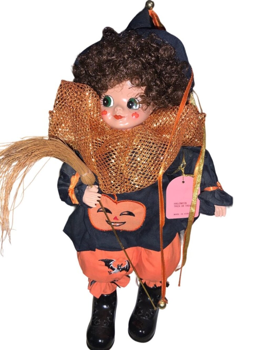 Brinn's October Calendar Clown Doll 1986 Halloween Trick or Treat